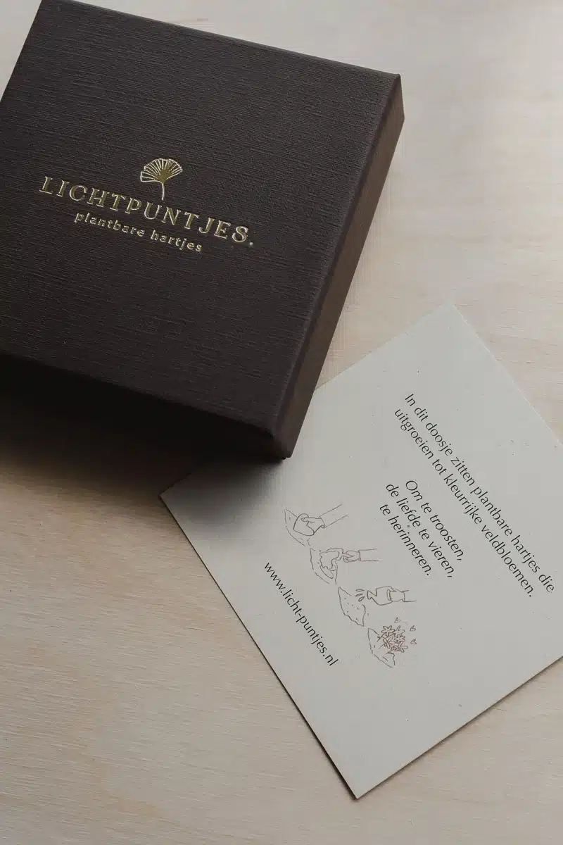 Liefdevol troostcadeau en rouwcadeau per post - Lichtpuntjes